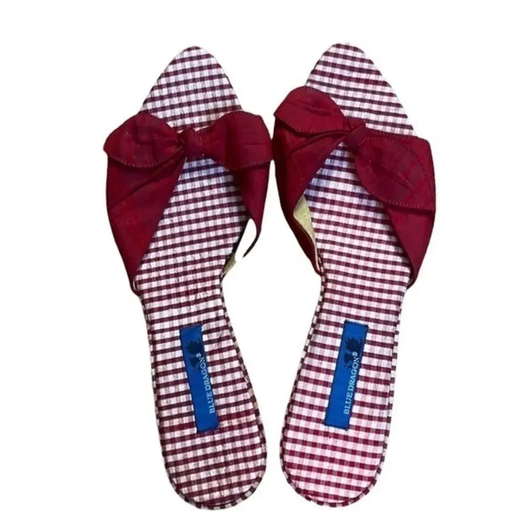 NWT Blue Dragon by Rita‎ Stein Slip on Heels Size 7
